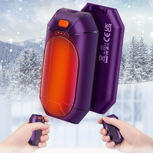 2 Pack πππ§π πππ«π¦ππ«π¬ Rechargeable,Portable Electric Hand Warmers Reusable,USB Handwarmers,Outdoor/Indoor/Working/Studying/Camping/Hunting/Golf/Pain Relief/Game/Warm Gifts for Men Women Kids
