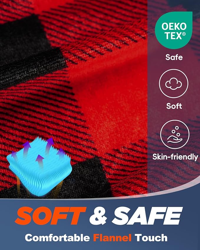 MEREZA Flannel Sleeping Bag for Adults Mens with Pillow, XL Cold Weather Sleeping Bag for 30 Degree 4 Season Camping Large Big and Tall Sleeping Bags with Compression Sack