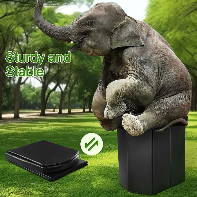 Portable Toilet for Adults, 16.5" XL Portable Toilet for Camping, Camping Toilet with Lid,Camp Toilet with Handbag,Portable Potty For Indoor, Outdoor, And Emergency Use