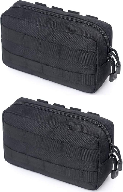 Azarxis Equipment Multi-Purpose Tactical EDC Admin MOLLE Pouch Utility Tools Bag Organizer Military Waist Belt Modular Attachment