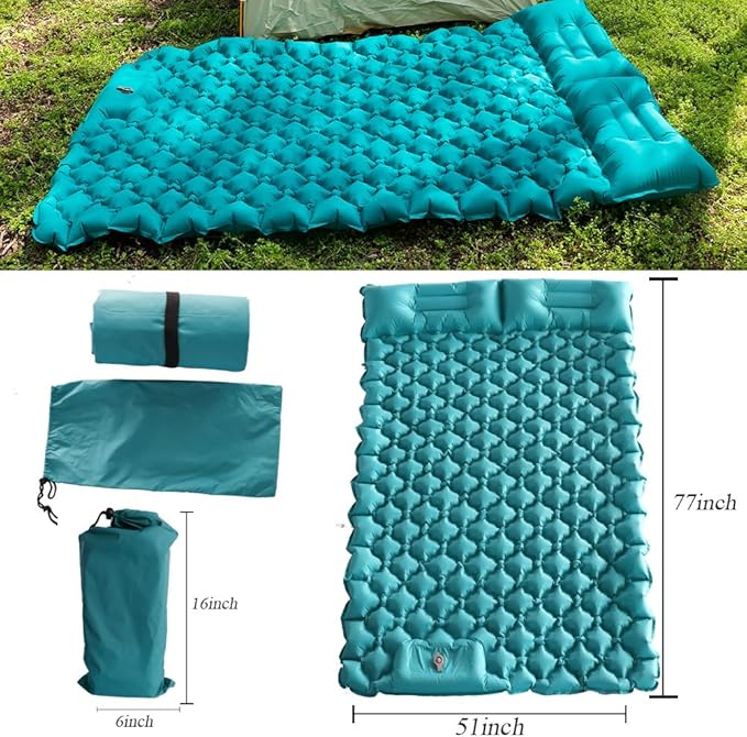 Sleeping Pad Ultralight Inflatable Sleeping Pad for Camping,Built-in Pump, Ultimate for Camping, Hiking,Lightweight Inflatable Sleeping pad