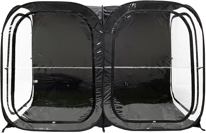 WeatherPod® The Original Shark Tank Side-by-Side™ 2-4 Person Pop-Up Pod - Stay Warm, Dry, and Out of The Sun - Weather Pod for Sports, Rain, or Wind - Simple to Set Up and Tear Down