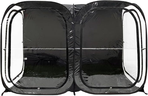 WeatherPod® The Original Shark Tank Side-by-Side™ 2-4 Person Pop-Up Pod - Stay Warm, Dry, and Out of The Sun - Weather Pod for Sports, Rain, or Wind - Simple to Set Up and Tear Down