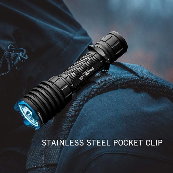 OLIGHT Warrior X Pro 2100 Lumens USB Magnetic Rechargeable Tactical Flashlight with 500 Meter Beam Distance for Hunting, Searching, Camping