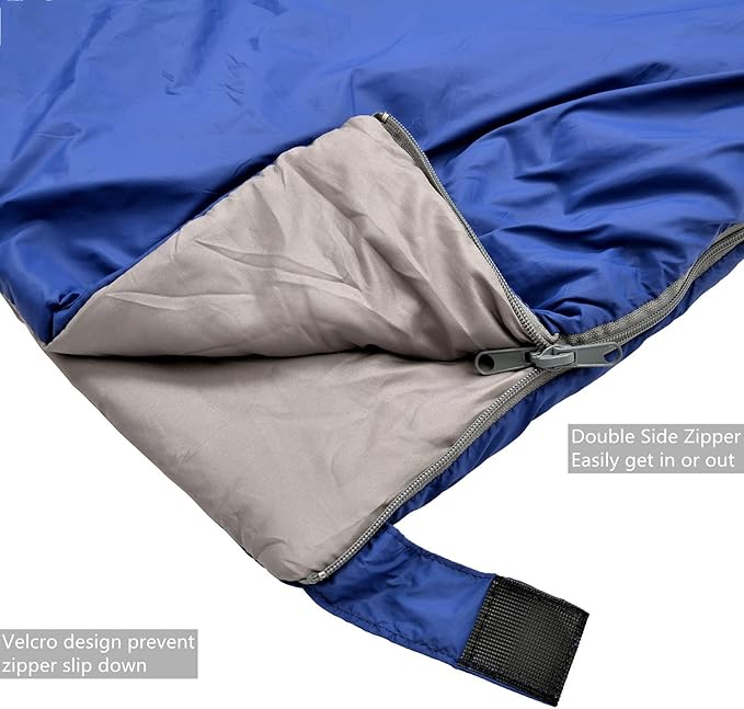 AGEMORE Ultralight Warm Weather Sleeping Bag, Portable Lightweight Waterproof Compact Sleeping Bag with Compression Sack, Fit for Kids Teens or Adults Outdoor Camping, Backpacking & Hiking