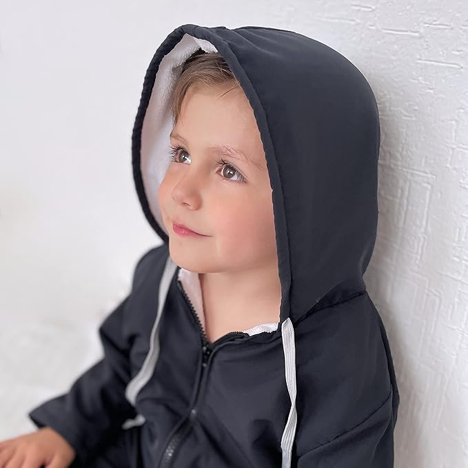 MACAR sport TOWEL swimming parka, waterproof fabric on the outside, dry jacket for kids and adults