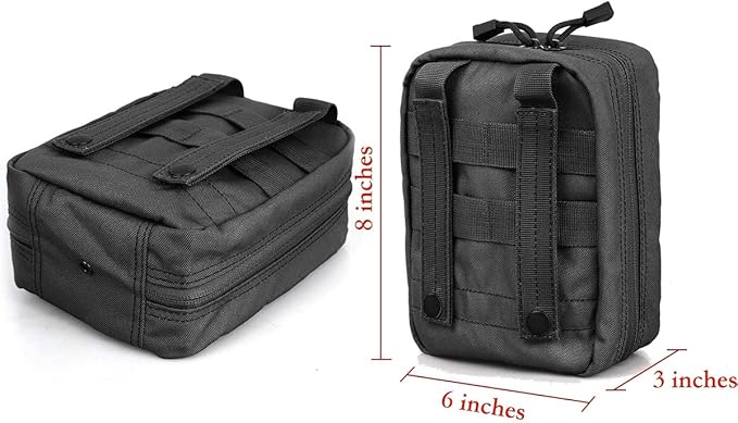 EMT Pouch MOLLE Ifak Pouch Tactical MOLLE Medical First Aid Kit Utility Pouch Carlebben