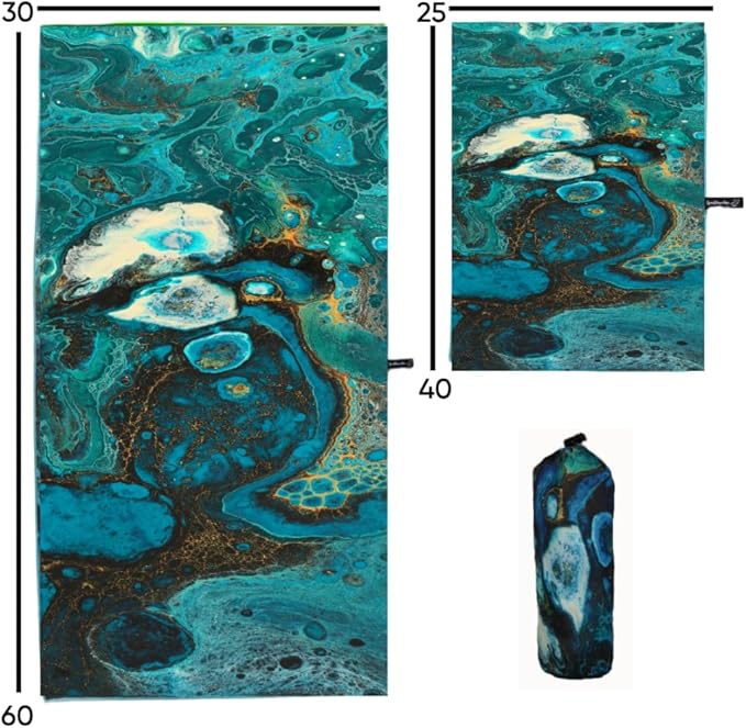 , Camping Towels,Microfiber Towel 2 Size at 1 Pack Towels, Quick Dry Towel, Swim Towel, Travel Beach Towel,Hiking Towel, Camping essentials