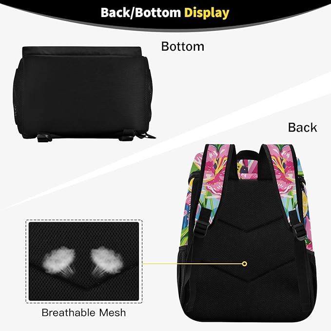 Cooler Backpack Insulated Leak Proof Beach Cooler Bag 30 Cans Waterproof Lightweight Soft Lunch Picnic Cooler for Men Women