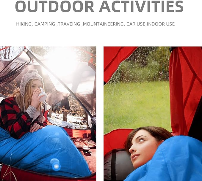 Sleeping Bags for Adults Kids,Lightweight Waterproof Compact Sleeping Bag with Stuff Sack for Warm Camping Cold Hiking Traveling Outdoor Activities