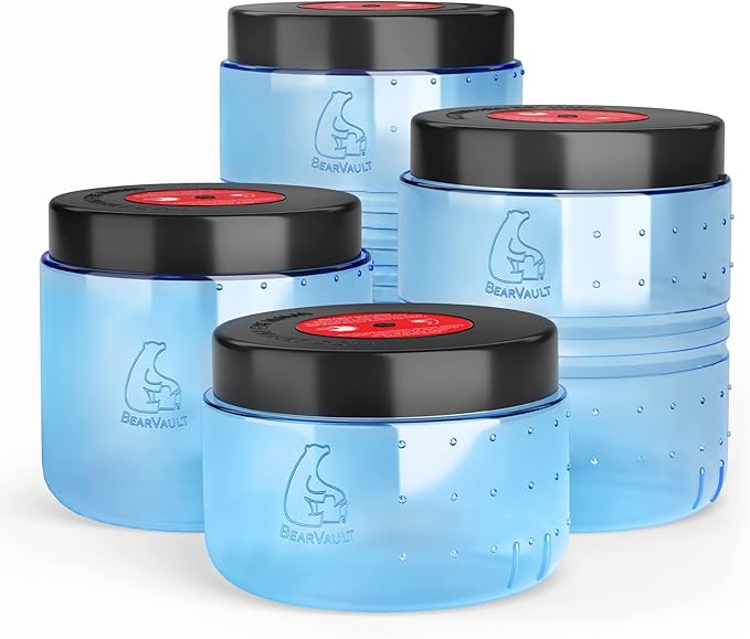 Bear Canister for Backpacking. 4 Sizes: BV500, BV475, BV450, BV425. Bear Resistant Food Container for Camping, Hiking, Fishing, Canoeing, Hunting, bikepacking. Bear Vault is Bear Safe!