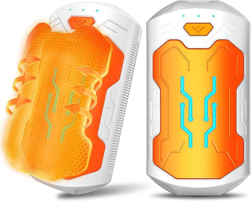 Hand Warmers Rechargeable, 2 Pack 20Hrs Long Heating Pocket Size Electric Handwarmers, Portable USB Hand Warmer Heater Therapy Great Gift for Christmas Outdoors, Hunting, Golf, Camping Men Women