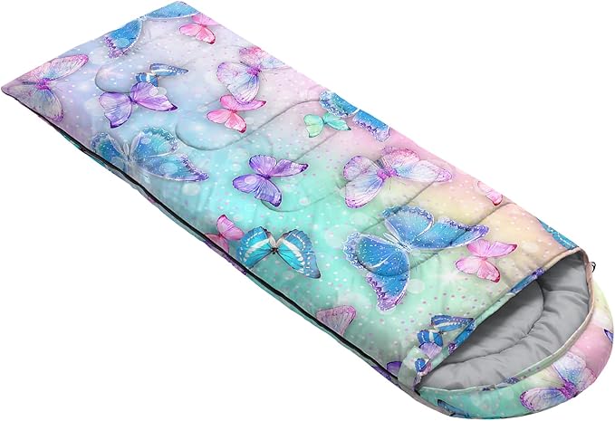 BSNTHO Camping Sleeping Bags,3 Season Warm & Cool Weather,Lightweight,Waterproof Sleeping Bags for Adults & Kids,Traveling,and Outdoors,Camping Gear Equipment