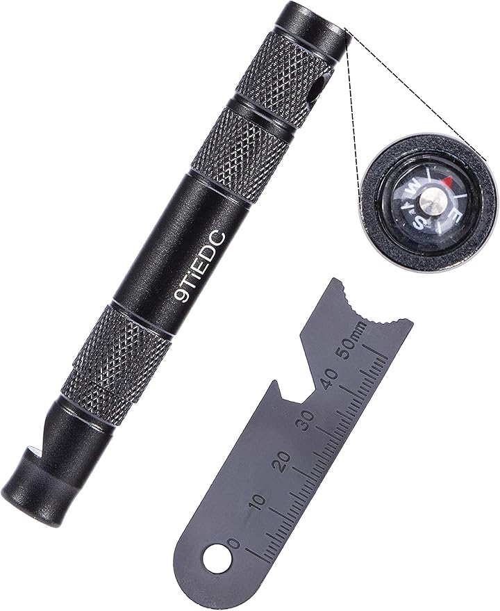 Flint Fire Starter with Whistle,Thick Ferro Rod with Striker and Paracord Wrist Lanyard,Emergency Survival Kits,for Your Camping, Hiking and Backpacking Gear