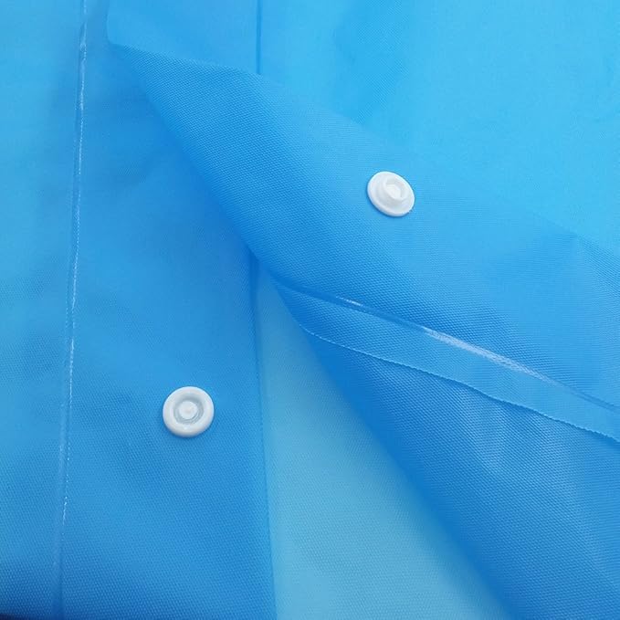 2Pcs Kids Portable Reusable Rain Poncho Children Raincoats Sporting Traveling