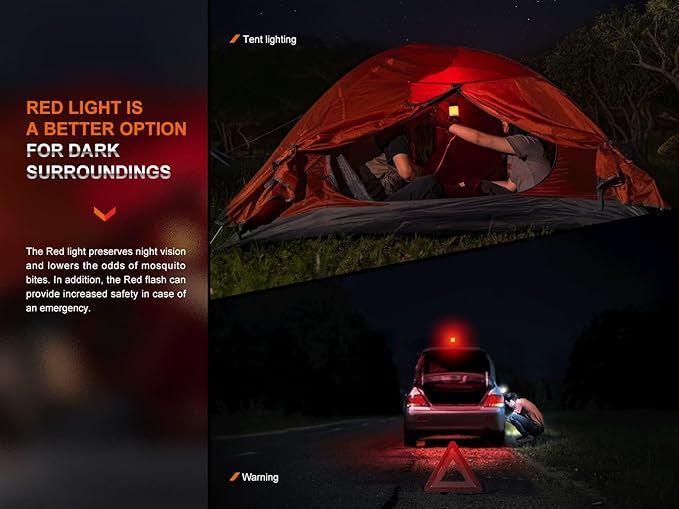 Fenix CL26R Pro 650 Lumen USB Rechargeable White/red Output Camping Lantern/Work Light, Rechargeable Battery with EdisonBright Charging Cable (Gray Camo)