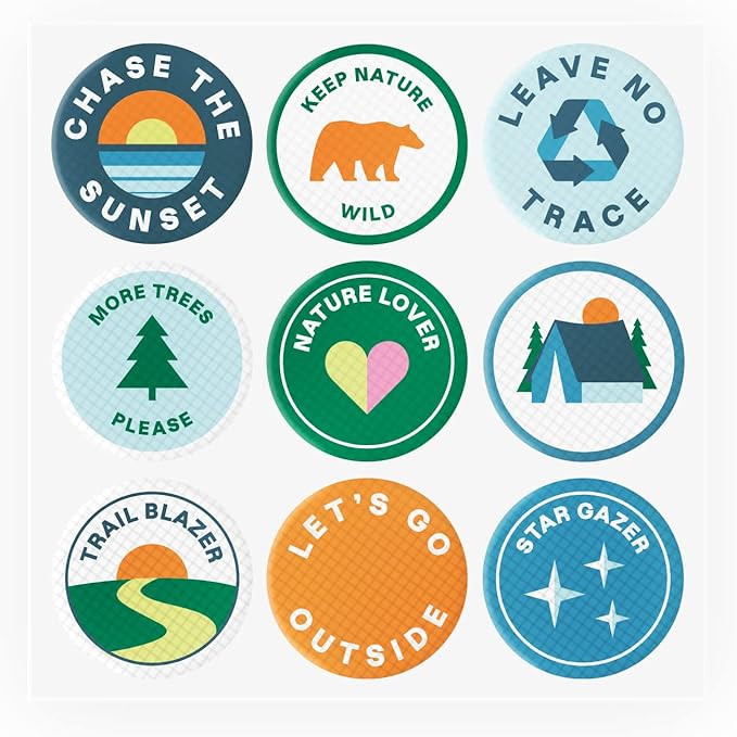 Cliganic Mosquito Repellent Stickers (90 Pack) - Camping Patches for Kids & Adults, Natural DEET-Free, Essential Oil Infused