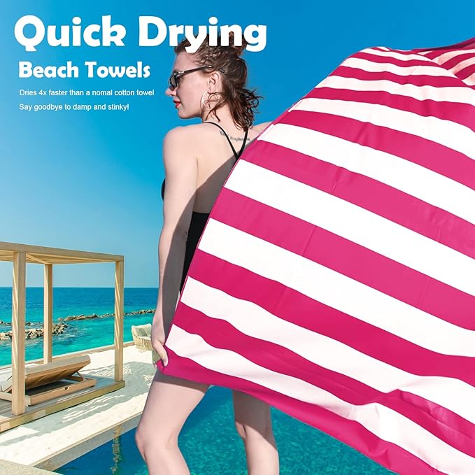 Your Choice Microfiber Beach Towels, Sand Free Beach Towel, Quick Dry Beach Towel, Extra Large Beach Towels for Adults, Kids (67x35 Inch, 60x30 Inch), Travel Towel, Camping Towel