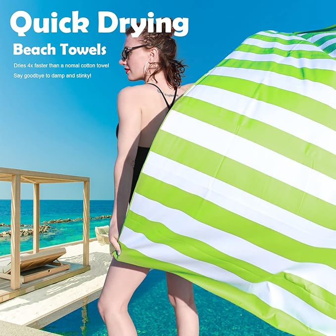Your Choice Microfiber Beach Towels, Sand Free Beach Towel, Quick Dry Beach Towel, Extra Large Beach Towels for Adults, Kids (67x35 Inch, 60x30 Inch), Travel Towel, Camping Towel