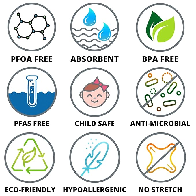 Pee Cloth: Silver Infused Pee rag for Women who Pee Outdoors, Reusable Absorbent Wipes, Ecofriendly alt. to Toilet Paper, Female Urination Solution for Camping, Hiking (1pc BlueDisco)