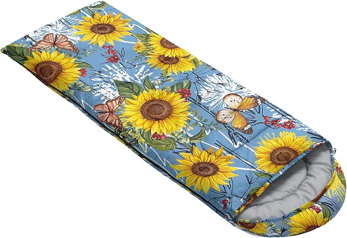 BSNTHO Camping Sleeping Bags,3 Season Warm & Cool Weather,Lightweight,Waterproof Sleeping Bags for Adults & Kids,Traveling,and Outdoors,Camping Gear Equipment
