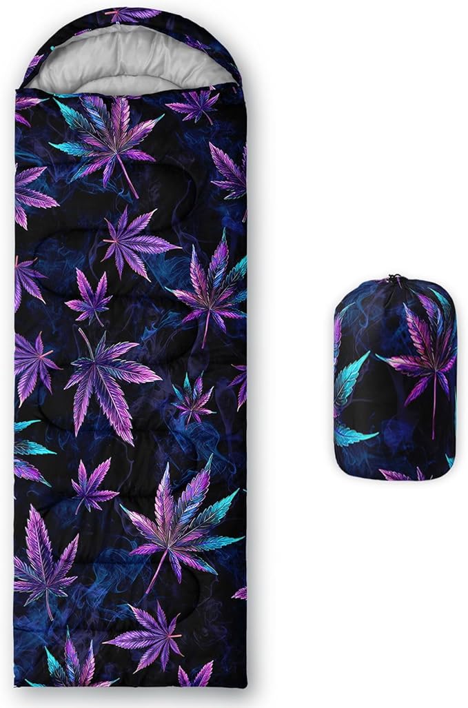 Kids Sleeping Bag for Boys Girls,Western Cowboy Print-Lightweight Warm Portable Outdoor Indoor-Waterproof Cold Weather Resistant Sleeping Bag for Camping Hiking