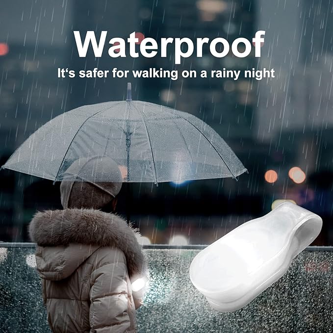 Nurse Nightshift Hands Free Lightweight Emergency LED Flashlight Clip on Flashlight Suitable for Walking Running Pets Outdoor Emergency(2PCS)