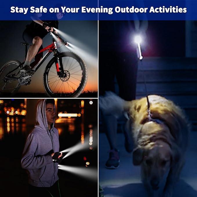 LED Flashlight Gloves with USB Cable,Gifts for Men Husband Dad Him Fathers Day Cool Gadgets Gifts for Mens Birthday Fishing Camping Repairing Accessories