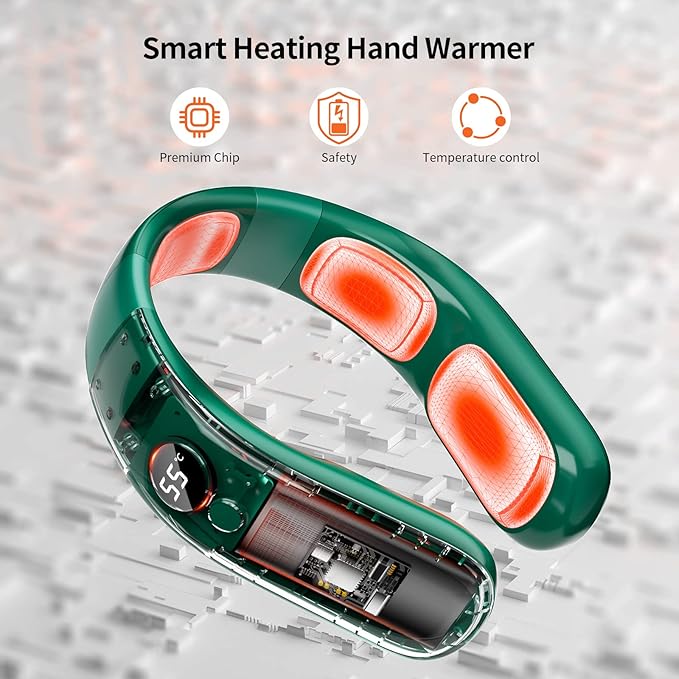 10000mah Rechargeable Neck Warmer,for Necks Up to 8 inches Wide,15 Hours Portable Neck Heater for Men and Women