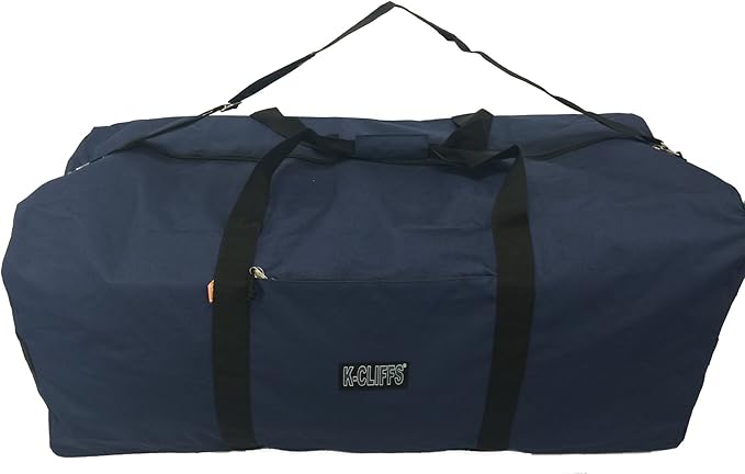 Heavy Duty Cargo Duffel Large Sport Gear Drum Set Equipment Hardware Travel Bag Rooftop Rack Bag (42" x 20" x 20", Navy)
