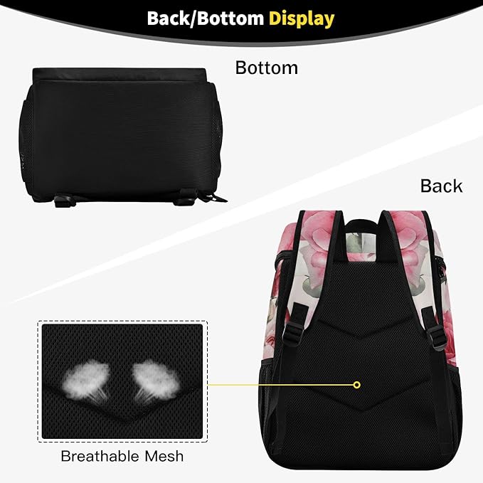 Cooler Backpack Insulated Leak Proof Beach Cooler Bag 30 Cans Waterproof Lightweight Soft Lunch Picnic Cooler for Men Women
