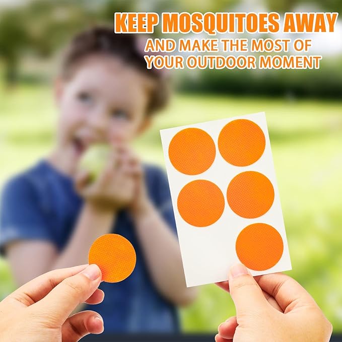 Scentpellent 48 Pack Waterproof Mosquito Bracelets with 60 Patches, Deet Free Citronella Mosquito Patches Bands, Mosquito Bracelets for Kids Adults Outdoor Hiking, Individually Wrapped
