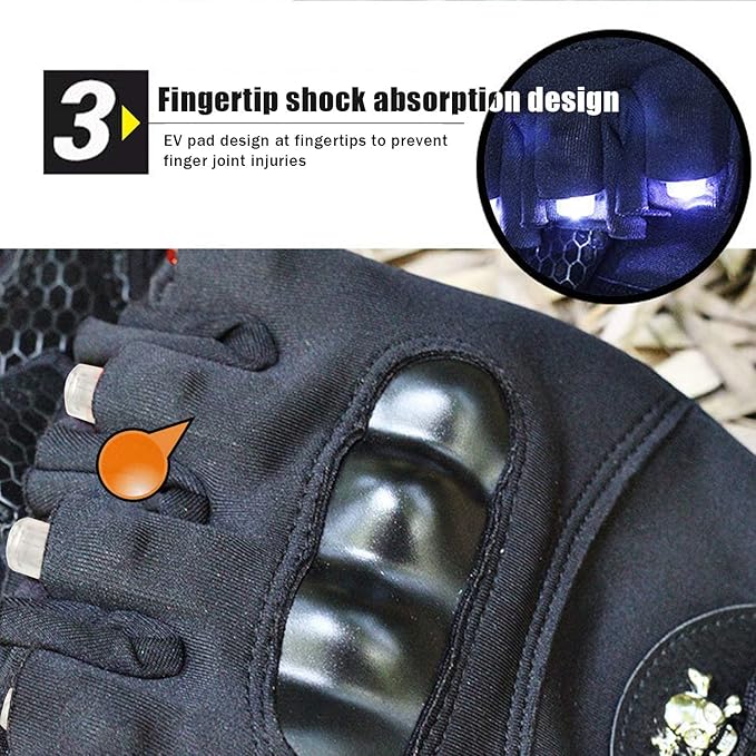 LED Flashlight Gloves, Half Finger Lighted Gloves Gifts for Men Women, Flashlight Gloves with 8 LEDs Stocking Stuffers Cool Gadgets Christmas Birthday Gifts for Men and Women