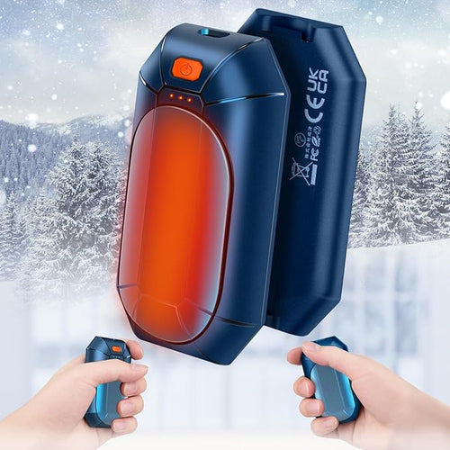 2 Pack πππ§π πππ«π¦ππ«π¬ Rechargeable,Portable Electric Hand Warmers Reusable,USB Handwarmers,Outdoor/Indoor/Working/Studying/Camping/Hunting/Golf/Pain Relief/Game/Warm Gifts for Men Women Kids
