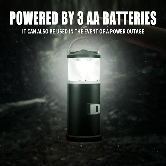 Father's Day Gifts for Dad, LED Camping Lanterns Battery Powered, Lantern with 15PCS Tool Kit, Camping Gifts for Men Husband Dad, Multitool Tool Kit Gifts for Camping, Fishing, Hiking, Lighting