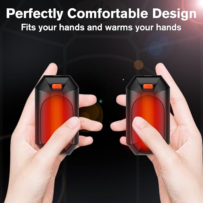 2 Pack πππ§π πππ«π¦ππ«π¬ Rechargeable,Portable Electric Hand Warmers Reusable,USB Handwarmers,Outdoor/Indoor/Working/Studying/Camping/Hunting/Golf/Pain Relief/Game/Warm Gifts for Men Women Kids