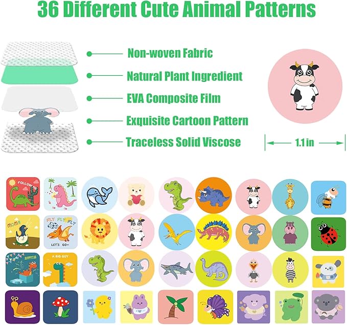 360 Pack Mosquito Repellent Patches Stickers for Kids Adult Outdoor Indoor Travel, Natural Plant Based Ingredients Mosquito Stickers for Outdoor Travel Camping Hiking