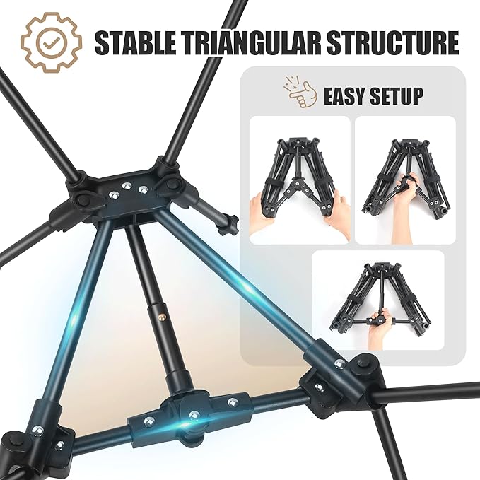 Ultralight Backpacking Chair,Compact Folding Camping Chair,Supports 300lbs,Portable Travel & Hiking Chair,Lightweight Design,Perfect for Hiking Gear, Picnics and Traveling