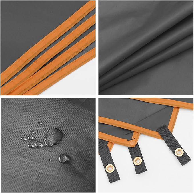 Wind Tour Portable Multifunctional Outdoor Camping Tarp Groundsheet Footprint Lightweight Floor and Ground Tarps for Camping Hiking with Carry Bag (57" x 83")