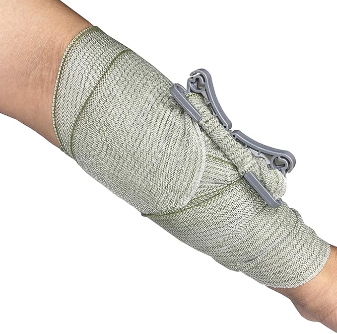 RHINO RESCUE 6" Israeli Style Emergency Bandage, Compression Trauma Wound Dressing, Medical Sterile Vacuum Sealed, Combat Tactical First Aid Kit IFAK Supplies, 2 Count