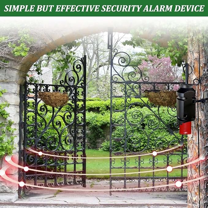 12 Gauge Camping Trip Wire Alarm Perimeter Alarm Early Warning Security System for Outdoors