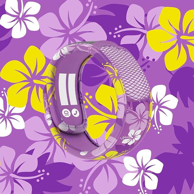 PARA'KITO Bug & Mosquito Bracelets for Kids | Mosquito Spray Alternative | Waterproof, Outdoor Insect Wristband w/Natural Essential Oils | Hiking, Trekking & Camping Accessories (Purple Hawaii)