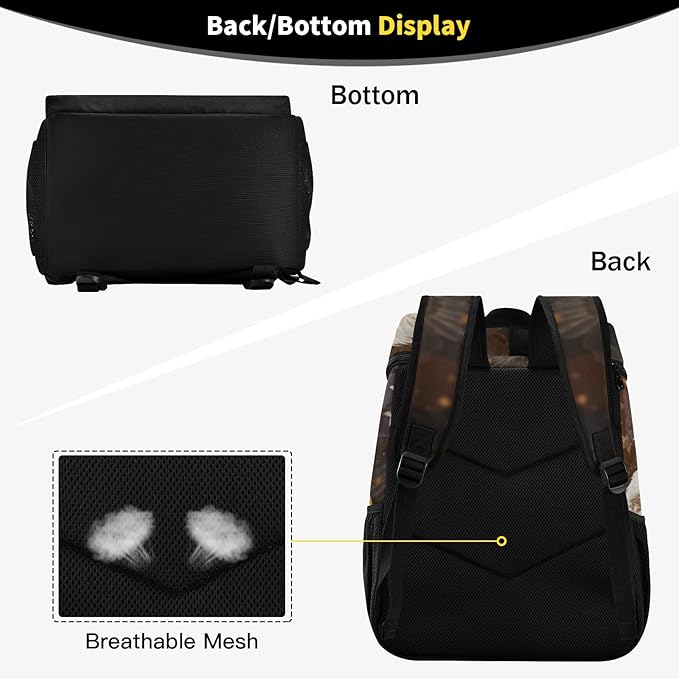 Cooler Backpack Insulated Leak Proof Beach Cooler Bag 30 Cans Waterproof Lightweight Soft Lunch Picnic Cooler for Men Women