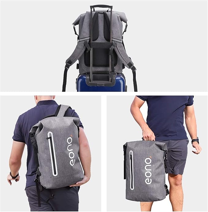 Hiking Backpack 35L Waterproof Daypack Outdoor Sport Trekking,Camping Backpack for Men Women (grey)