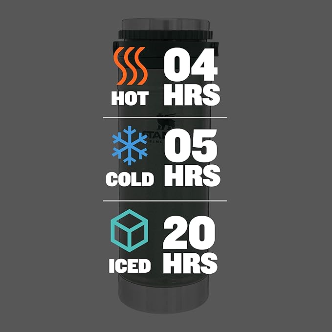 Stanley Travel Mug with Integrated French Press 16 oz | 5 Minute Brew, 4 Hours Hot, Leakproof Lid | Mesh Filter for Coffee Grounds | Insulated Stainless Steel Coffee Maker | BPA-Free