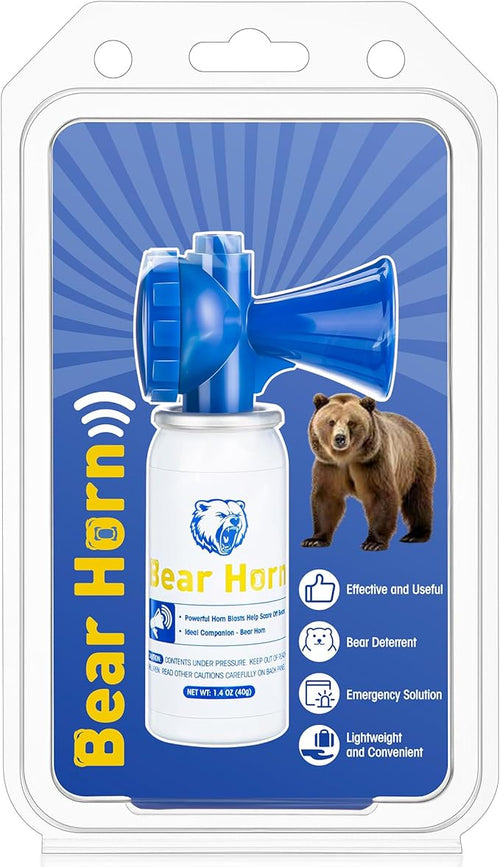 1 Pack 1.4oz Bear Horn Self Defense, Loud Air Horn for Bears, 120dB Heard up to 1/2 Mile Away, Air Horns for Safety for Wild Animals, Bear Alarm Scare Bears, Ideal for Hiking