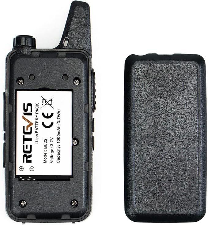 Retevis RT22 2 Way Radios Walkie Talkies,Rechargeable Long Range Two Way Radio,16 CH VOX Small Emergency 2 Pin Earpiece Headset,for School Retail Church Restaurant (Packed in Pairs with 5 Boxes)