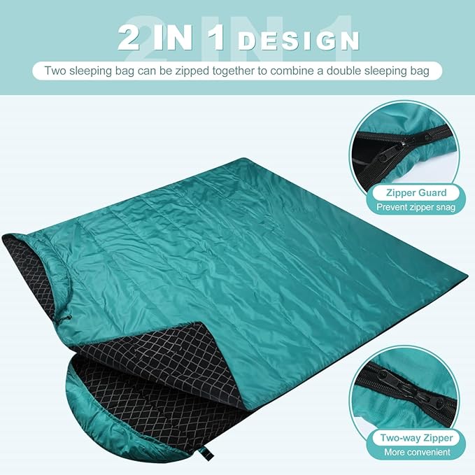 AGEMORE Cotton Flannel Sleeping Bag for Adults, Lightweight XXL Cotton Sleeping Bag for Camping Backpacking or Hiking, Water Resistant 3-4 Season Sleeping bag for Warm & Cool Weather
