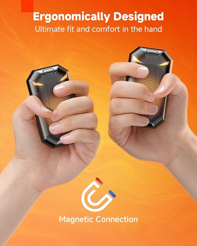 Hand Warmers Rechargeable - Ultra Light & Thin 8000mAh 2 Packs Electric Hand Warmer, Pocket-Sized, Up to 20Hrs - Stocking Stuffers for Him/Adults, Gifts for Men/Women, Camping Accessories/Hunting Gear