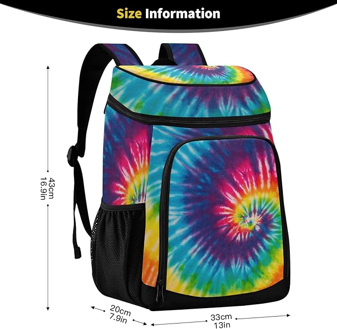Cooler Backpack Insulated Leak Proof Beach Cooler Bag 30 Cans Waterproof Lightweight Soft Lunch Picnic Cooler for Men Women